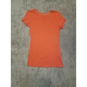 Junior/Women's Size Medium Papaya Basic Light Orange T-shirt